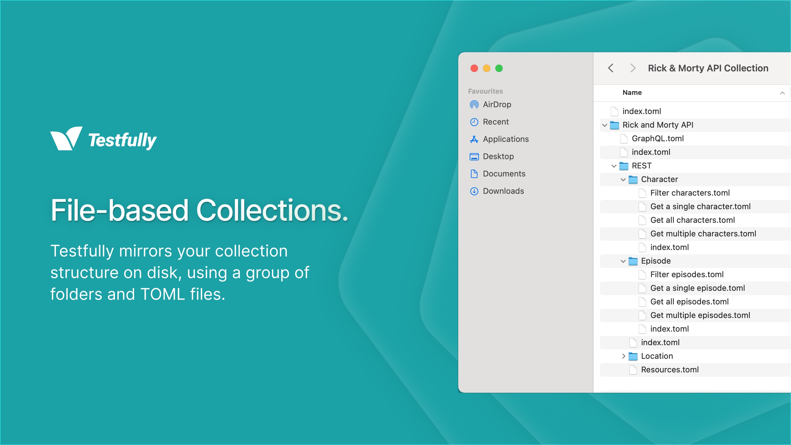 Example of a file-based collection