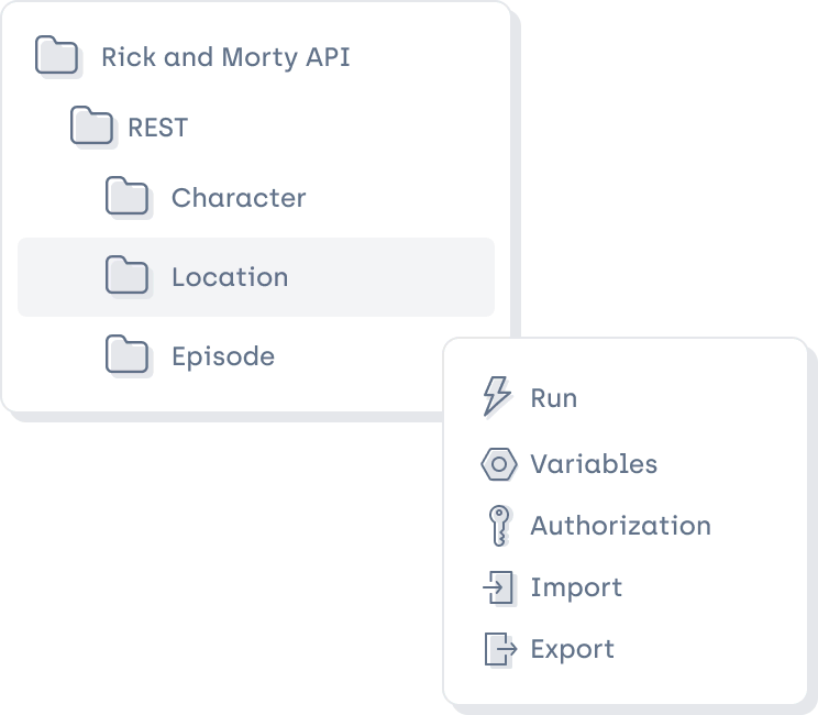 An illustration of Folders feature of Testfully
